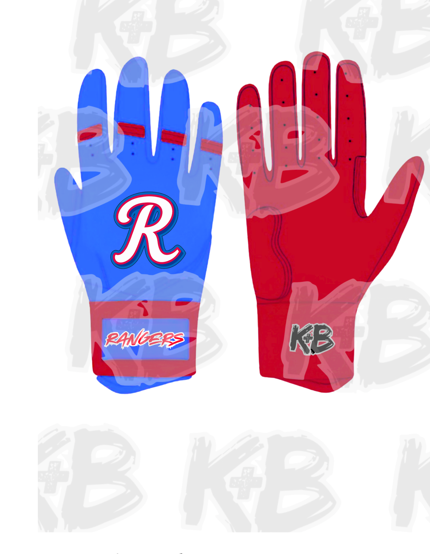 CR custom batting gloves