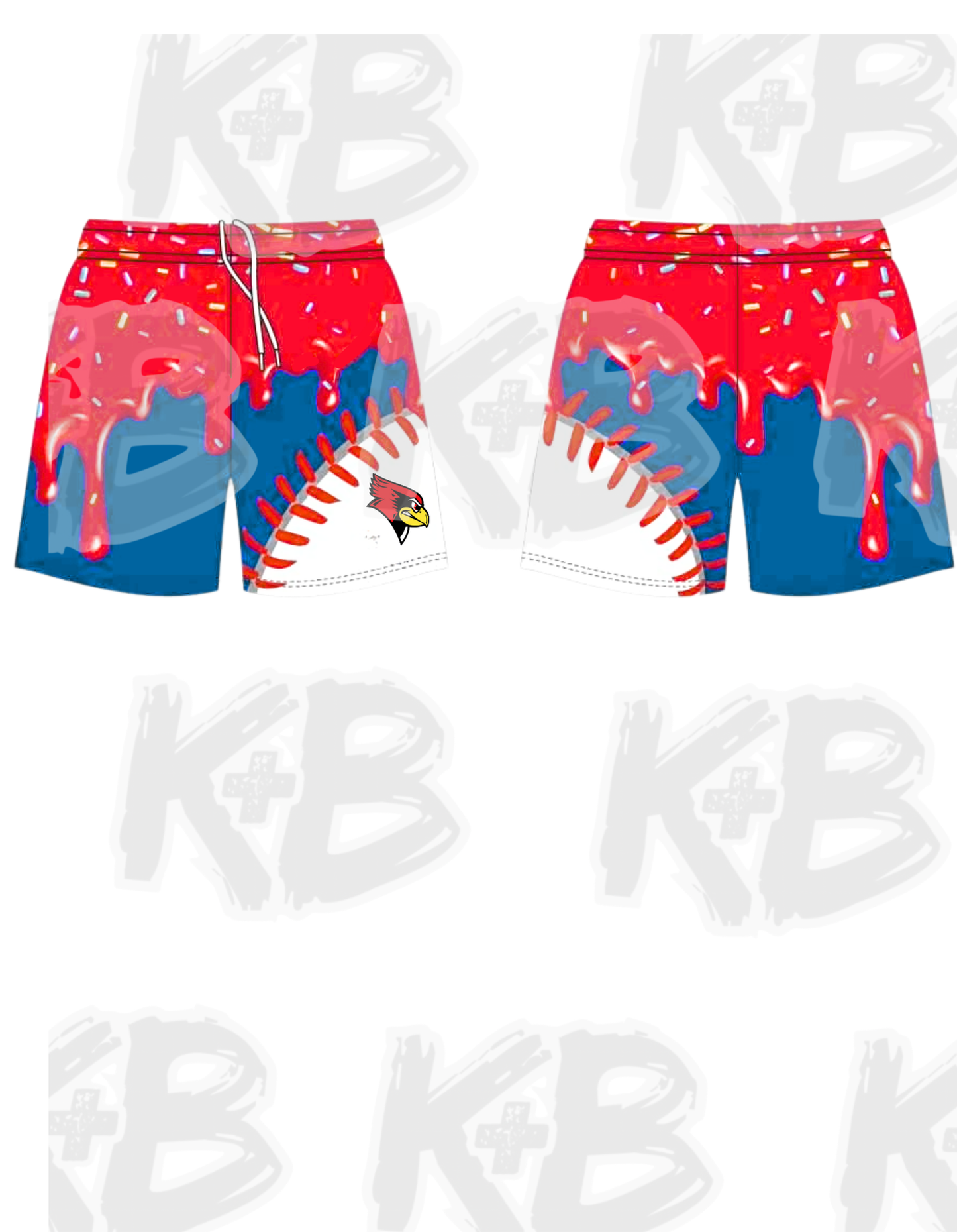 RR shorts drippy seams