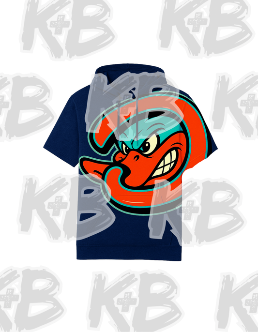 KC Ducks Custom Performance Short Sleeve Hoodie