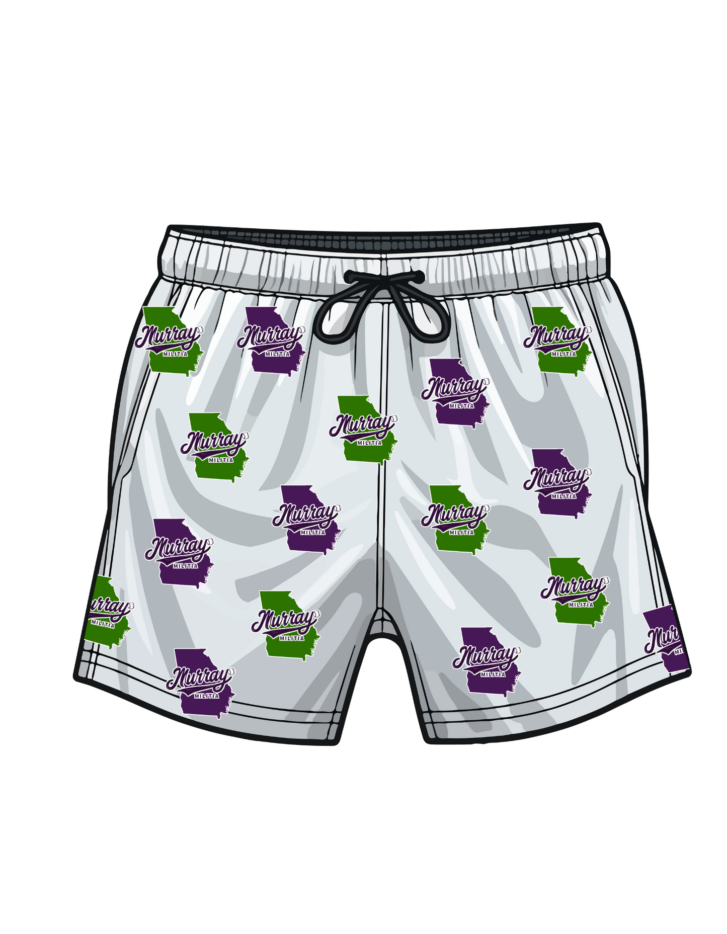 Murray Militia-State of Georgia Shorts Scatter
