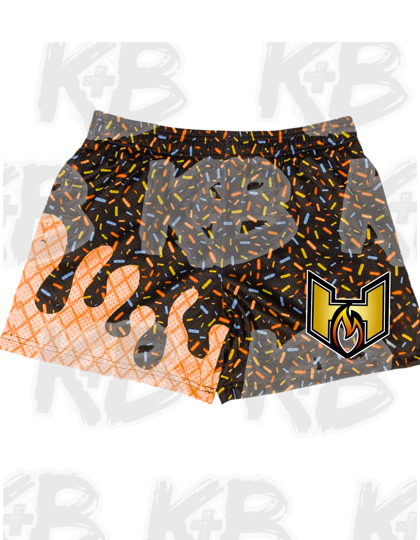 Heat Shorts Ice cream black