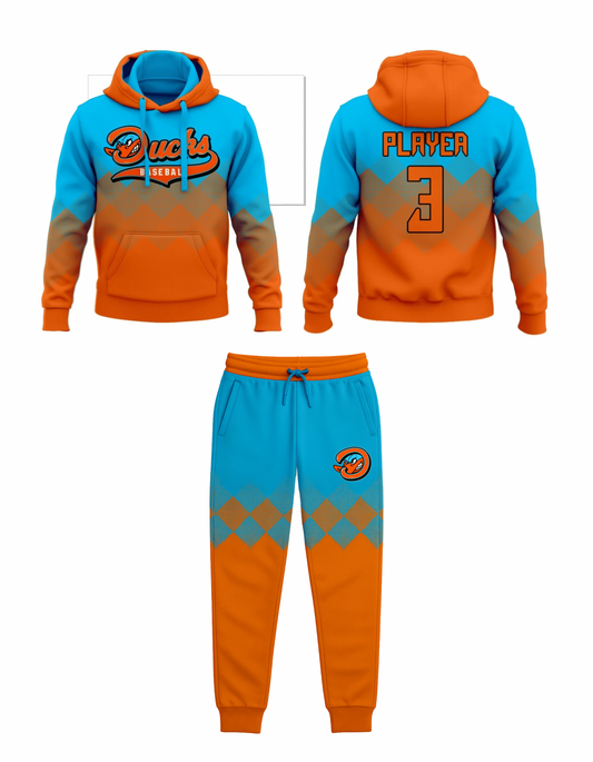 KC Ducks Hoodie/Jogger Set Faded