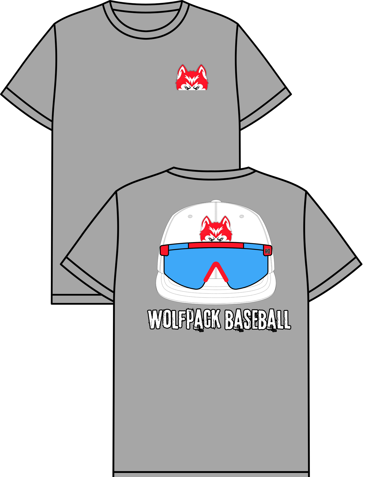 Wolfpack Hat/Sunglasses