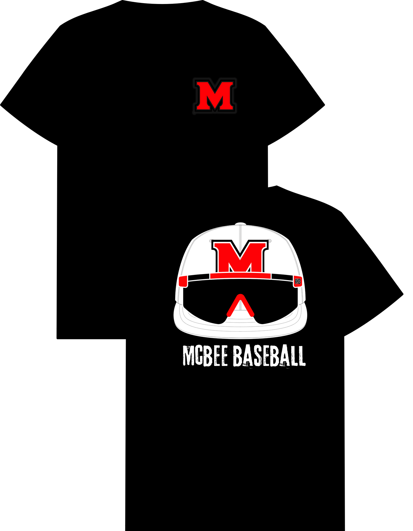 McBee Panthers Baseball Hat (Front/Back)