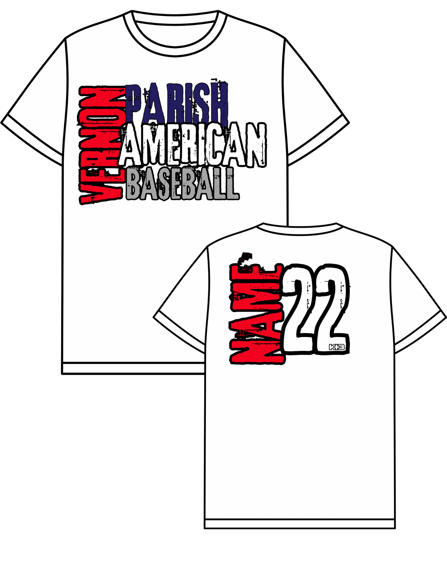 Vernon sideways Parish American Baseball