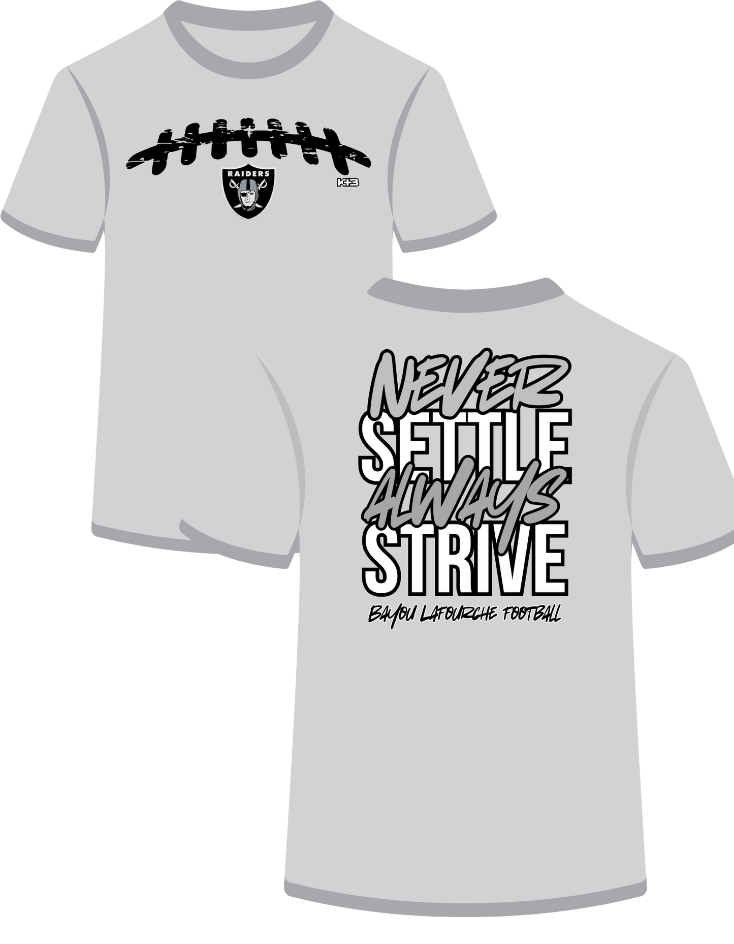 BL Raiders- never settle always strive