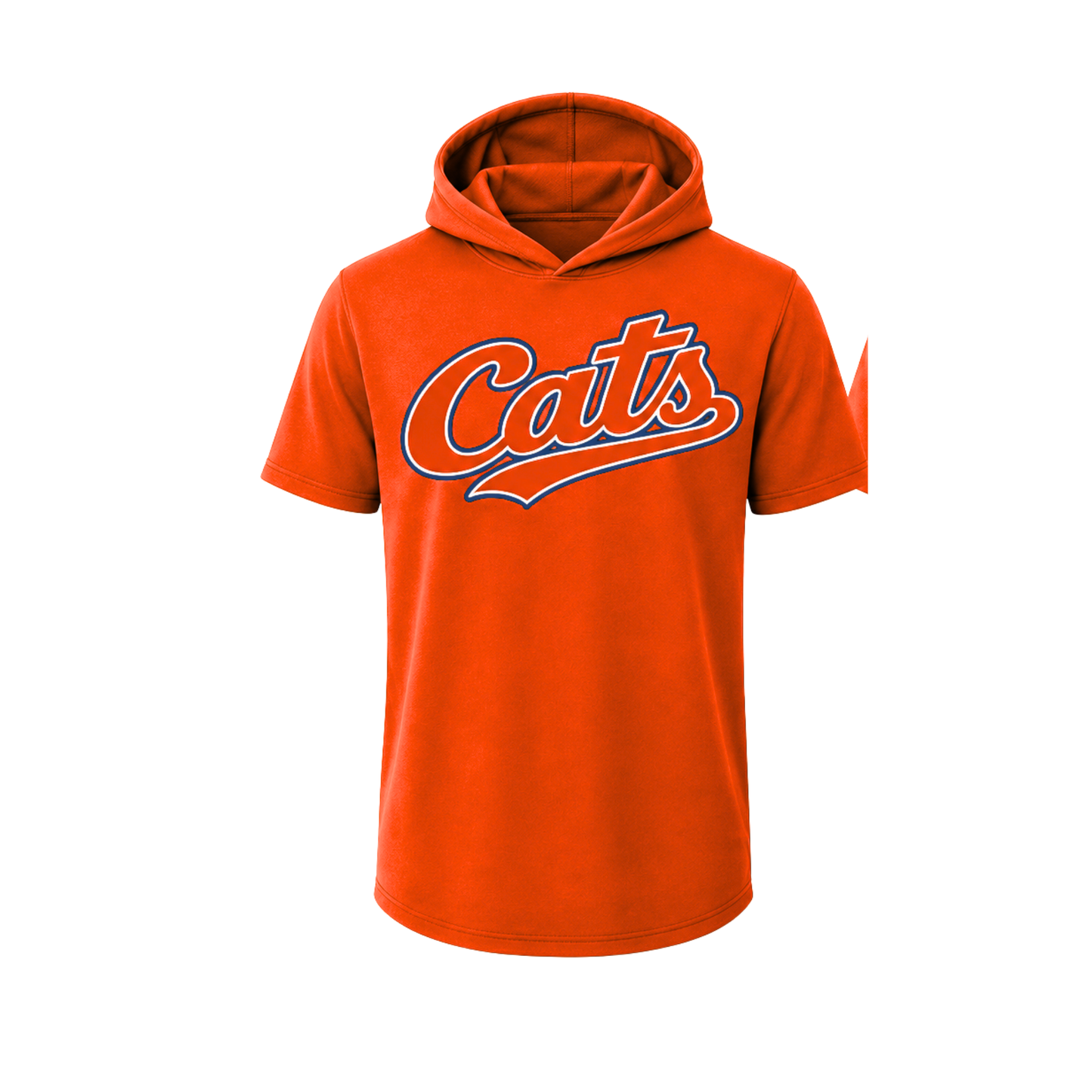 Cats SS hooded shirt orange