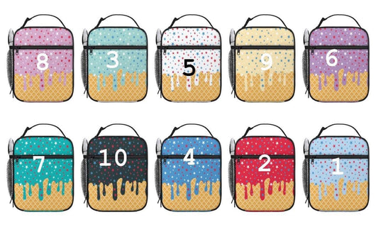 Ice Cream Drip Backpack+Lunchbox