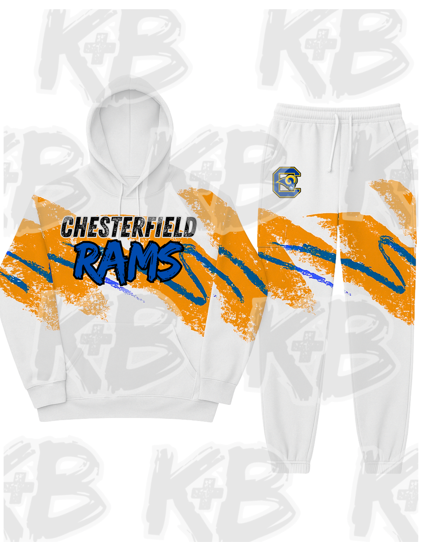 90s- Chesterfield Sweathoodie/Sweatpants Set