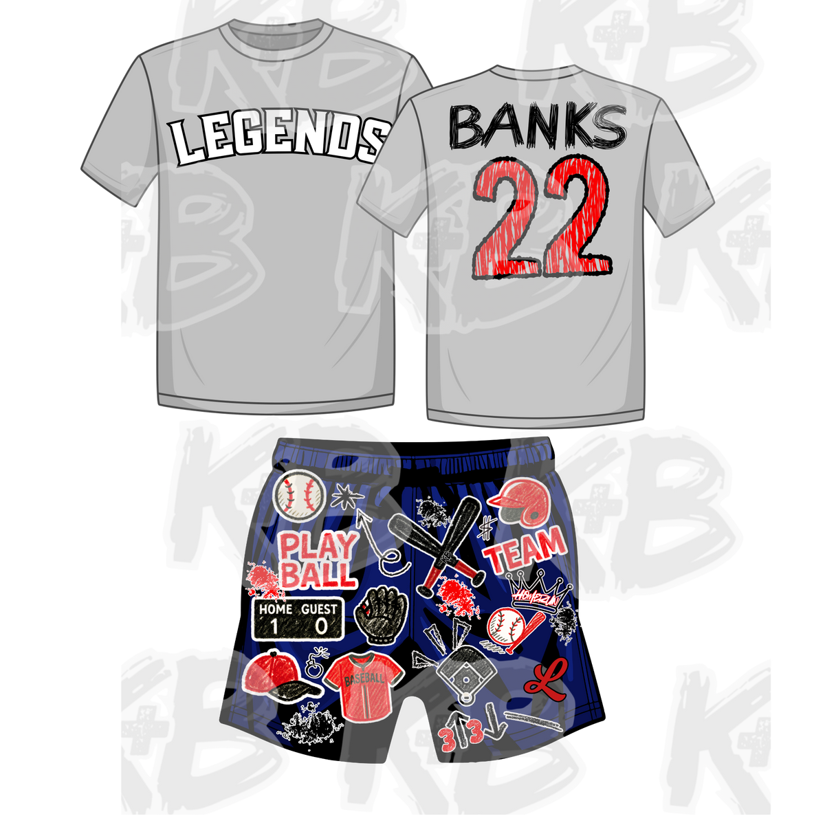 LB set doodle