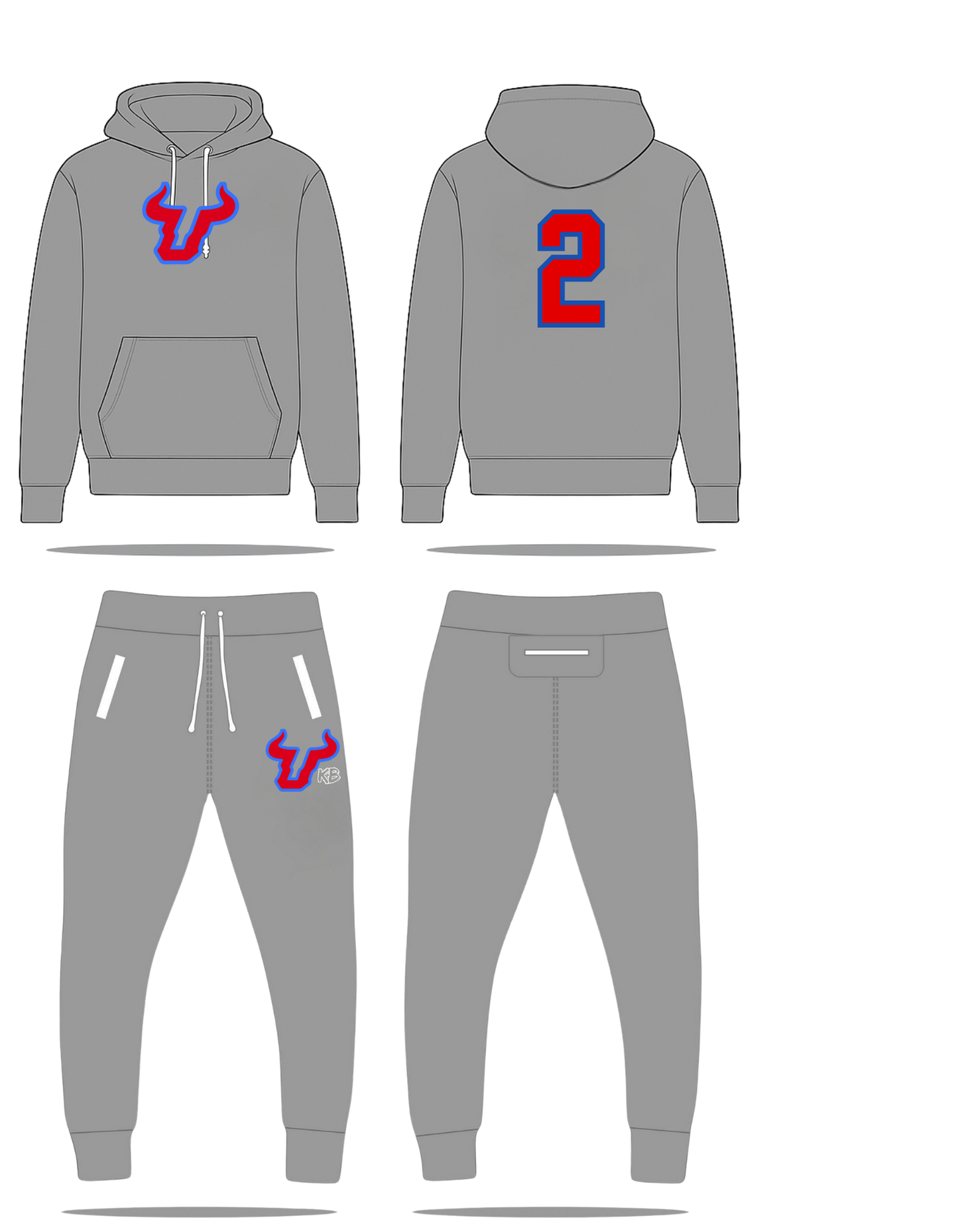 Bulls Hoodie/Jogger Set