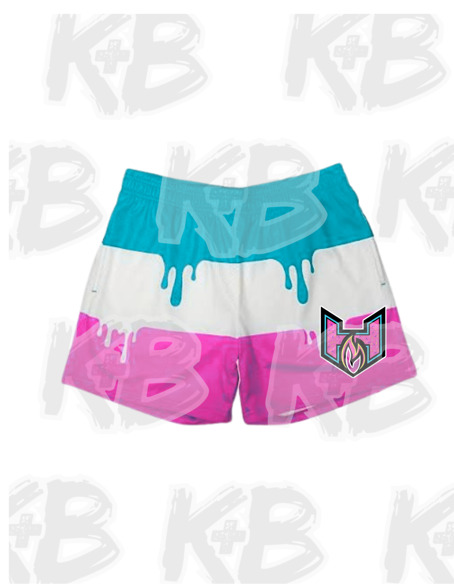 Heat Shorts triple blue