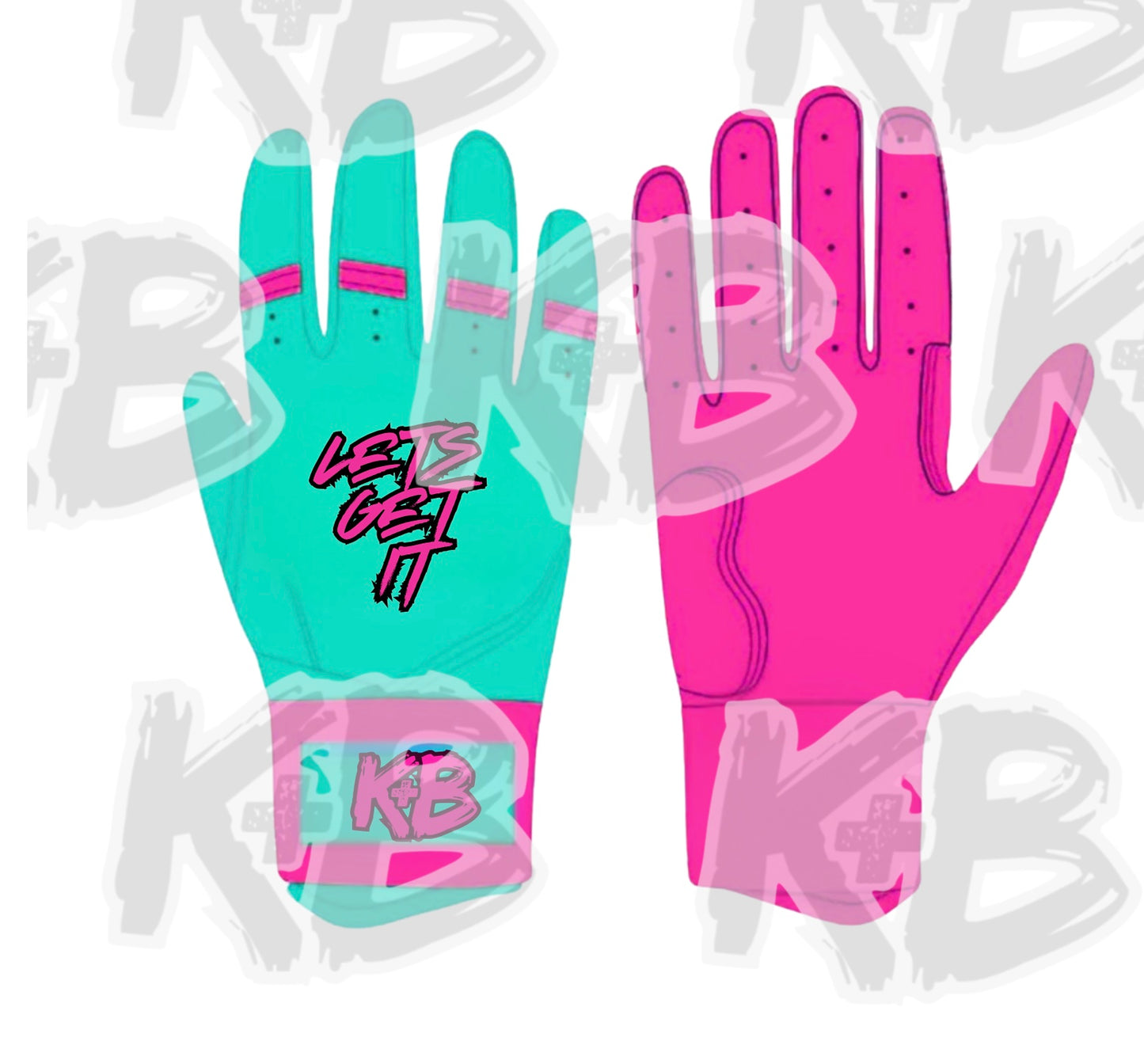 K+B Batting Gloves