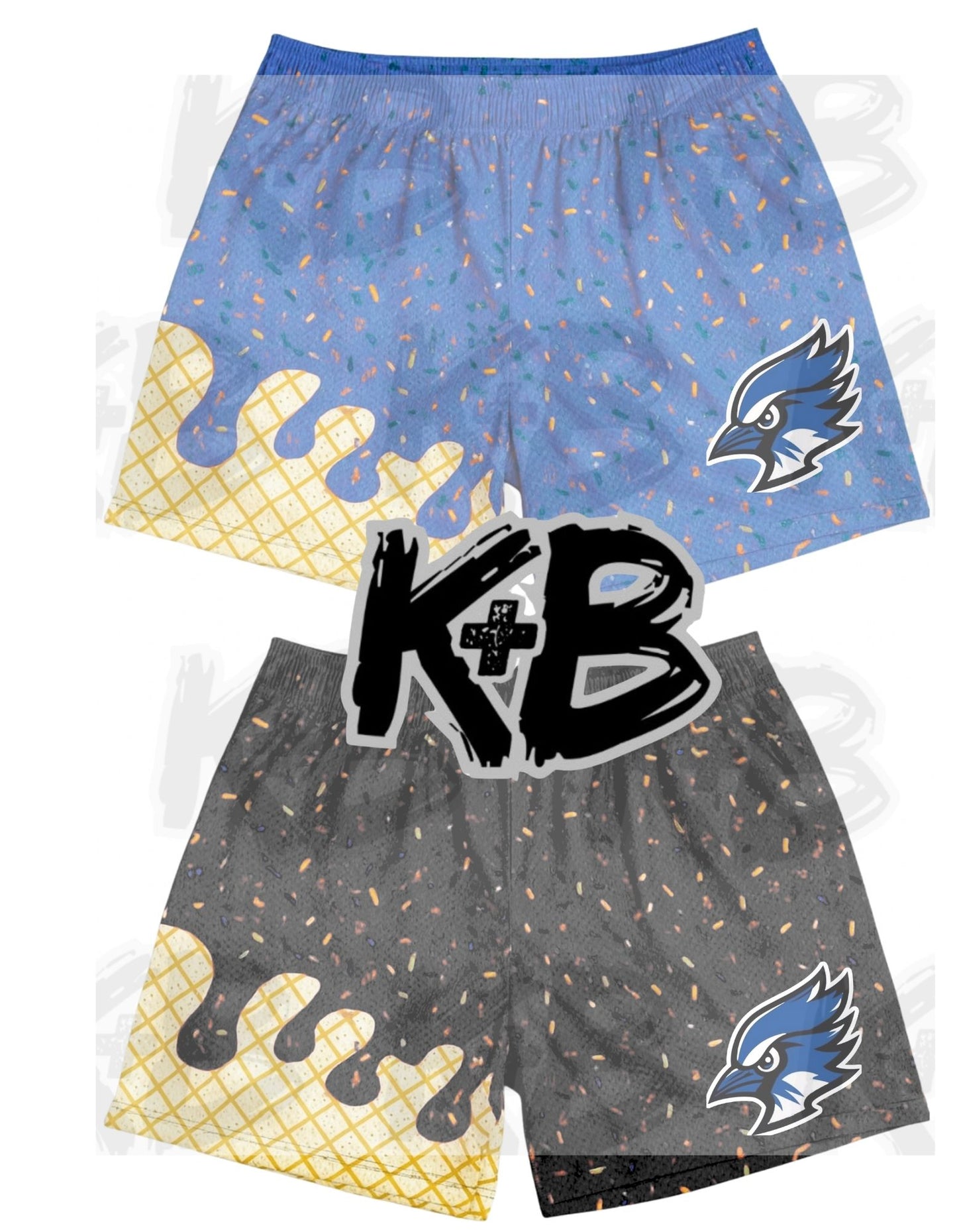 Blue Jay Shorts- Ice cream