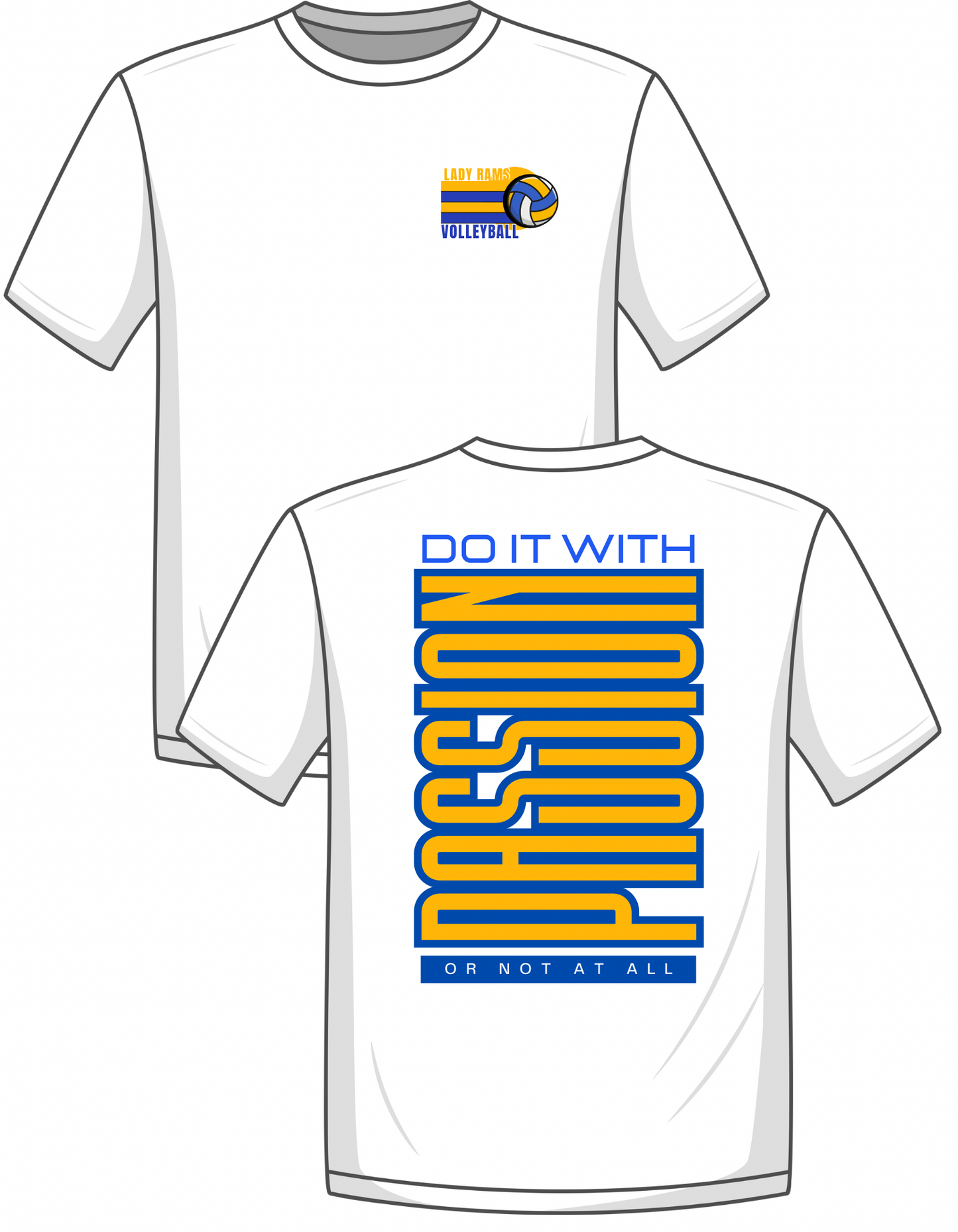 CHS/CRMS Volleyball- do it with passion