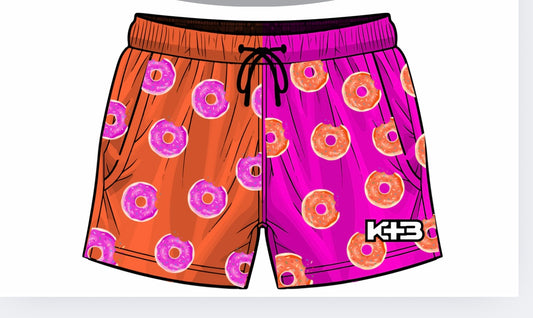 K+B Donuts N’ Dingers Shorts ONLY