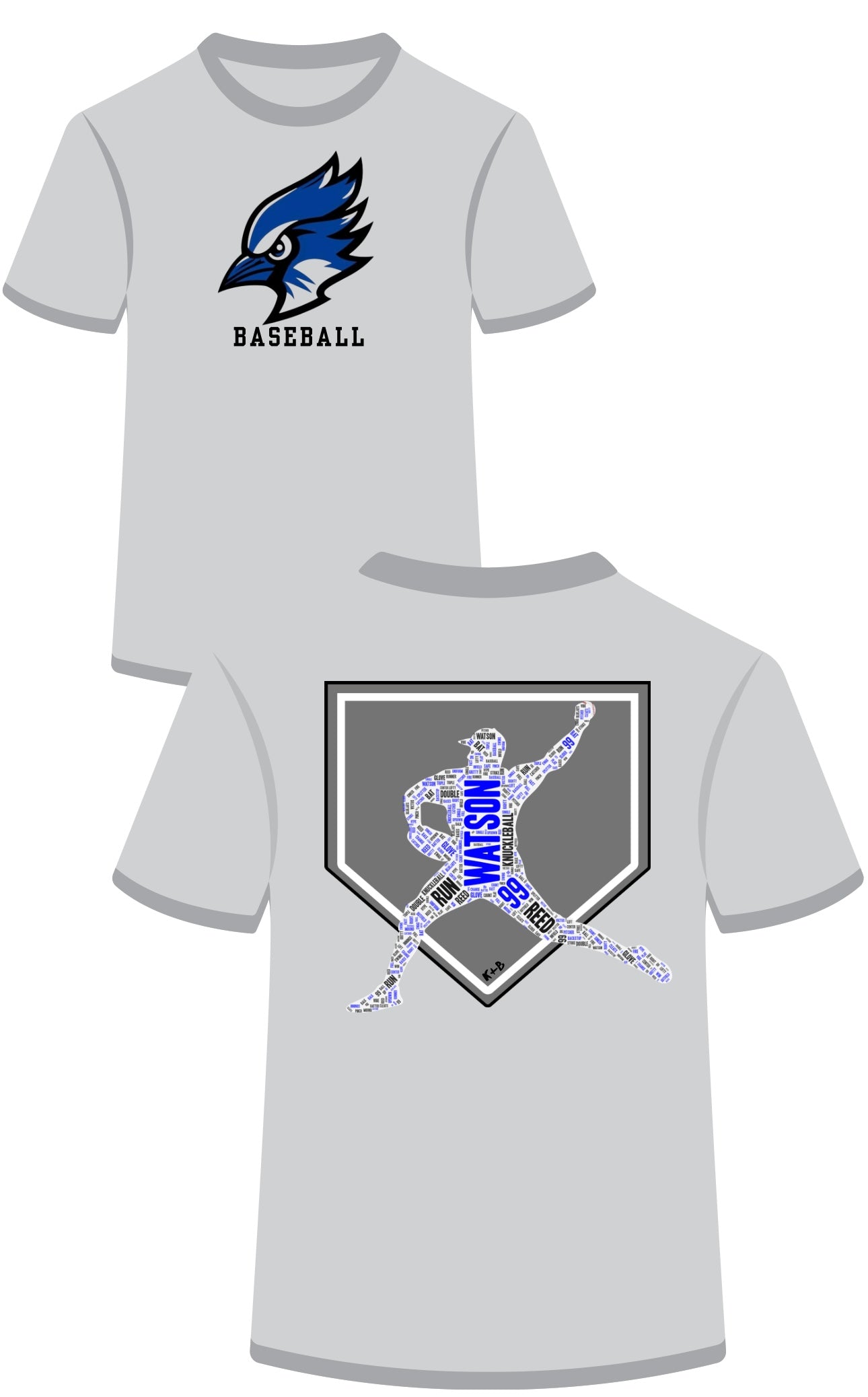 Baseball Word Art- Custom Watson