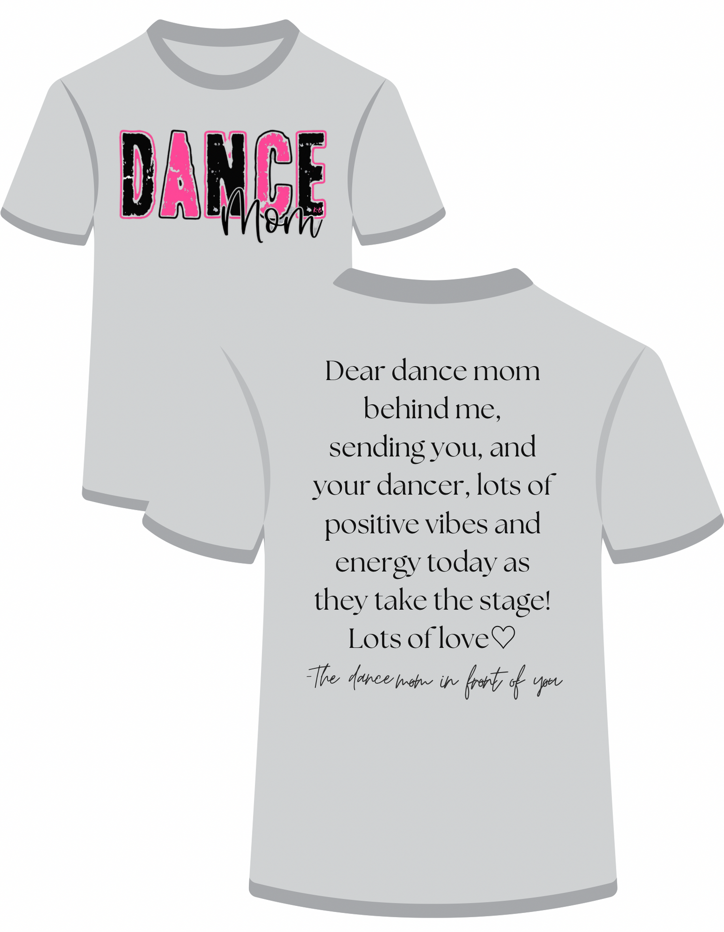 Dear Dance Mom Behind Me