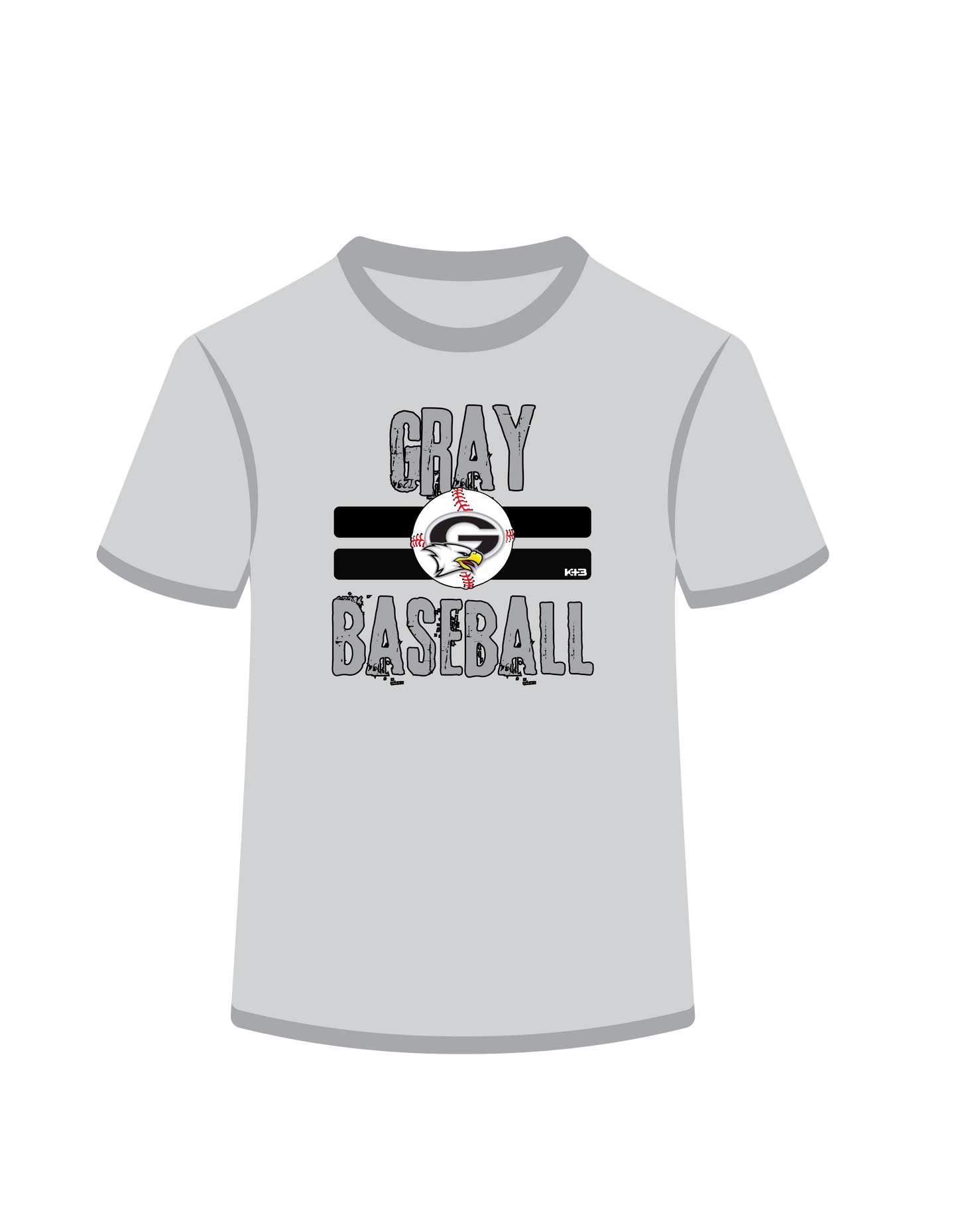 Vintage Gray Baseball
