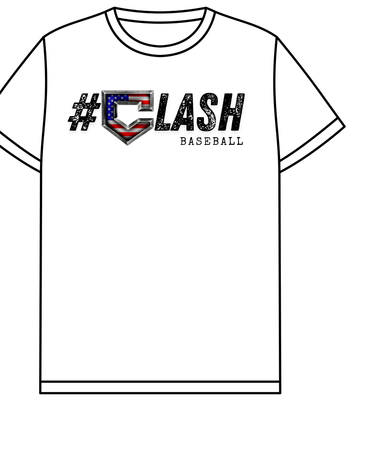 #Clash Baseball Front Only
