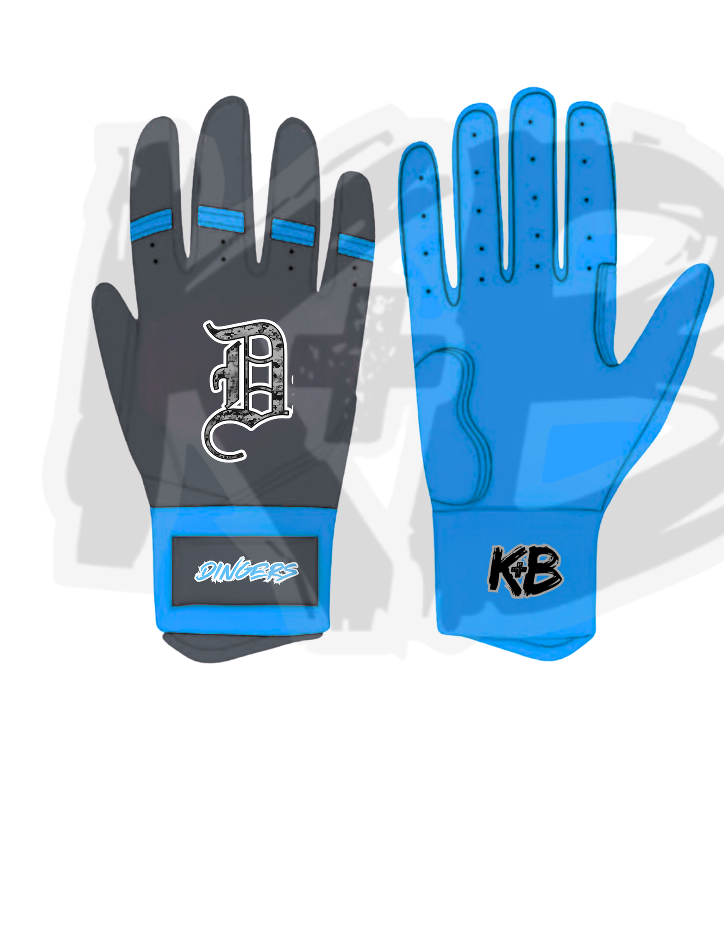 Dingers Custom Batting gloves