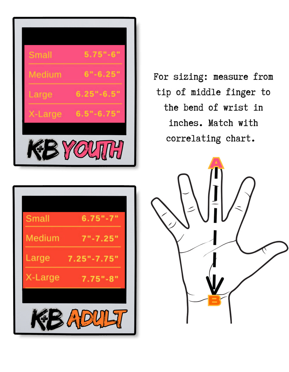 K+B Batting Gloves