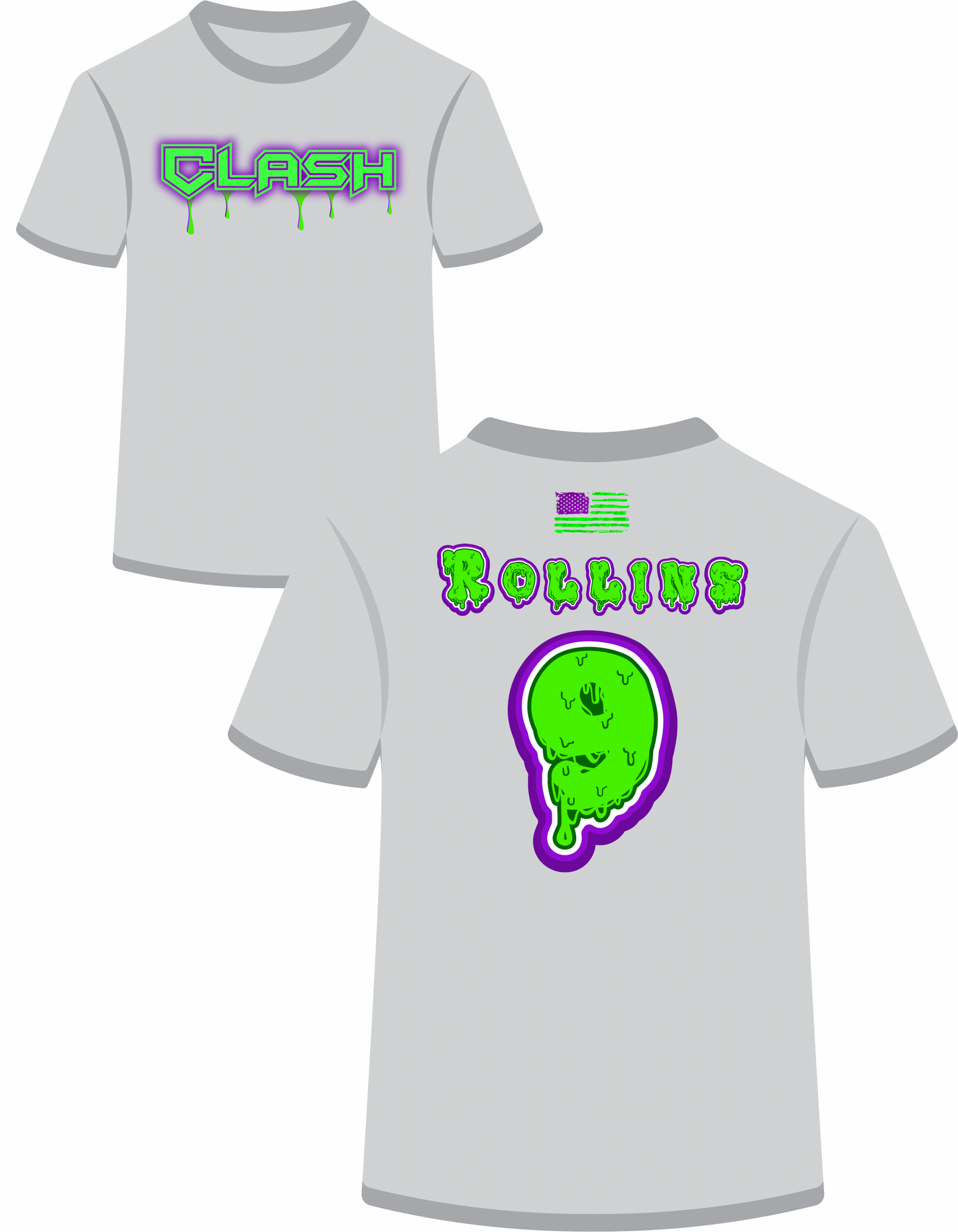Clash Zombie Drip(front/back)