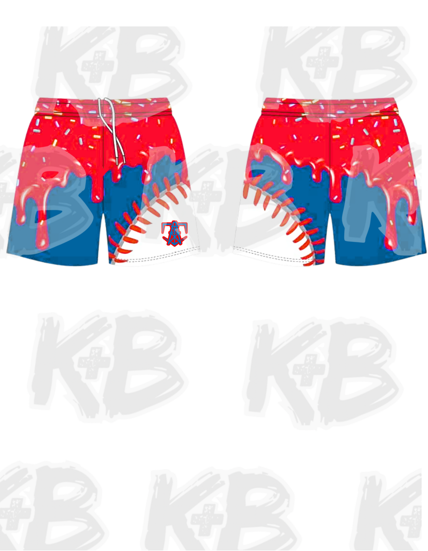 OB Shorts drippy seams
