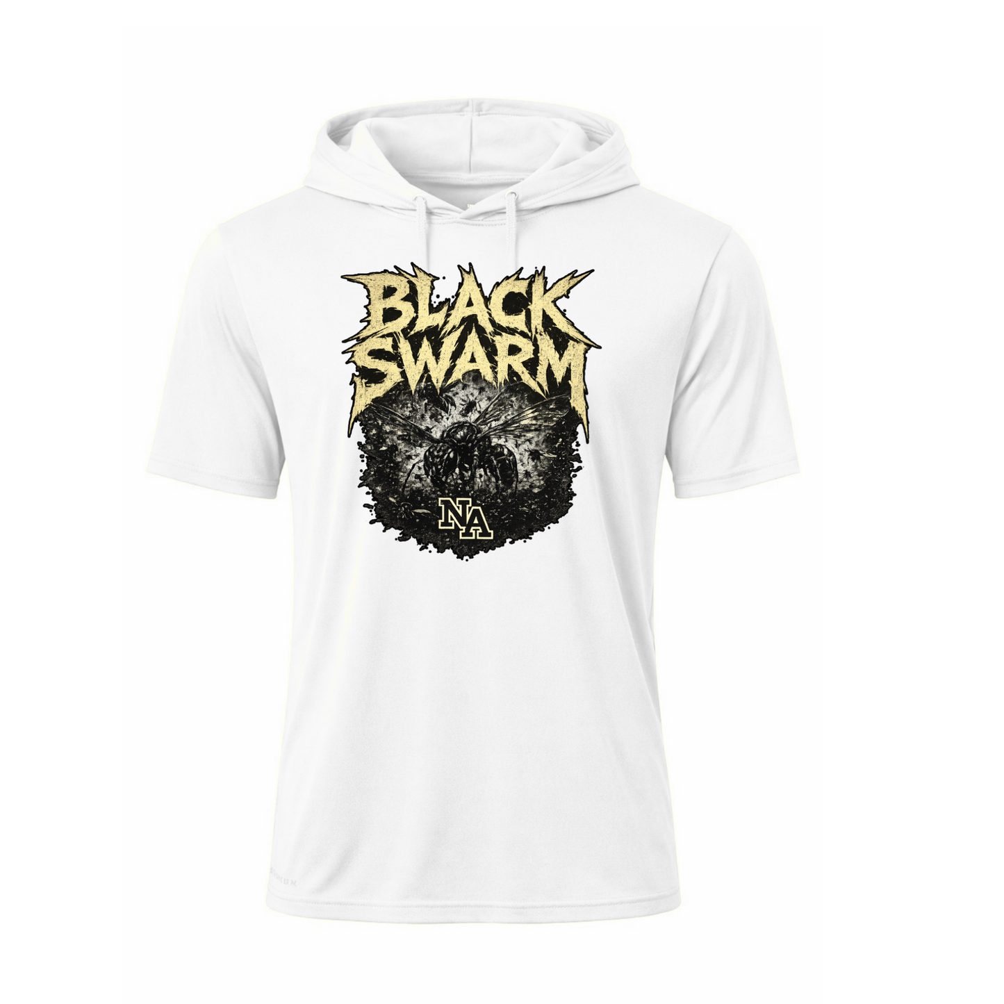 NA black swarm hooded shirt 3