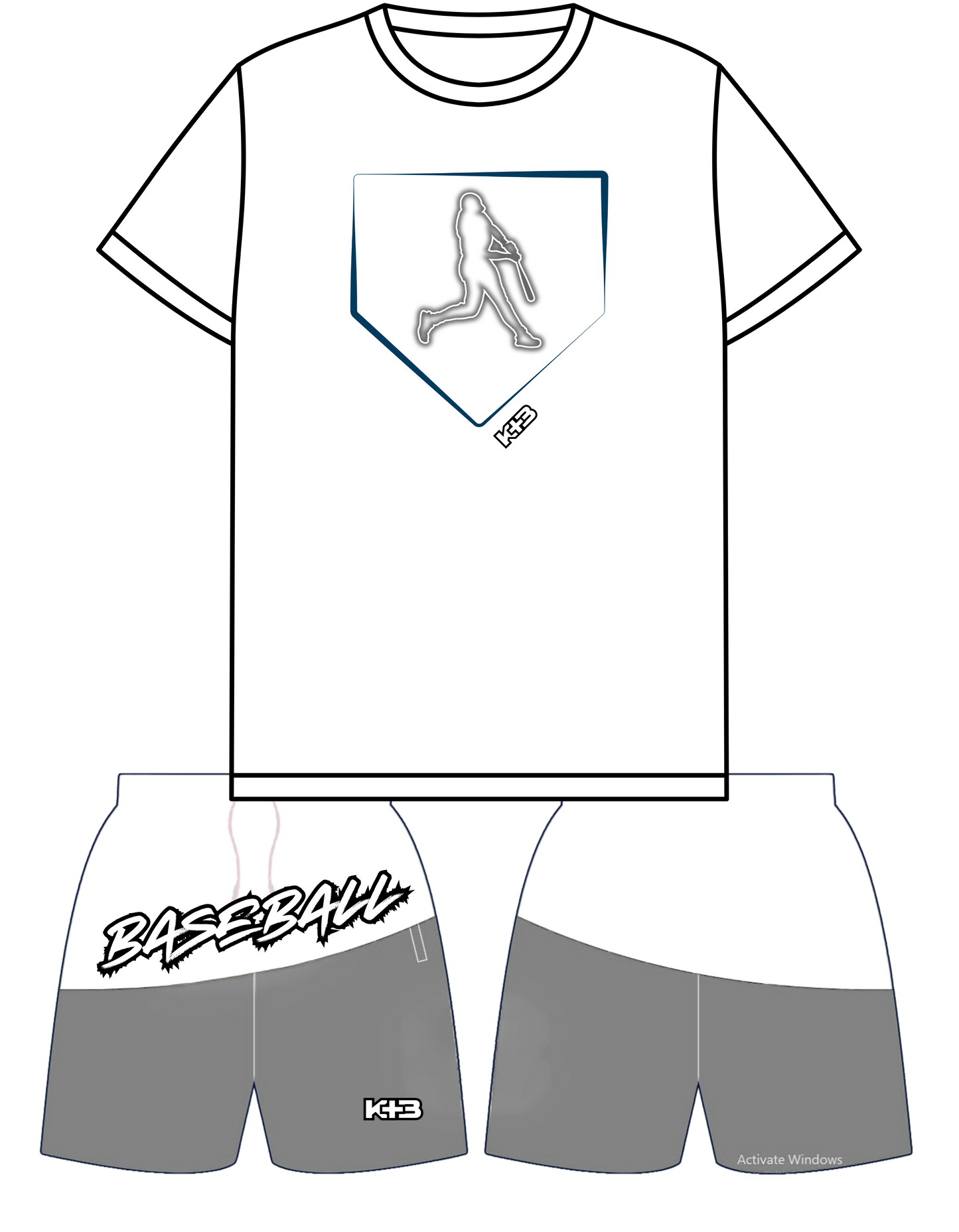 Baseball Batter/Plate Sets