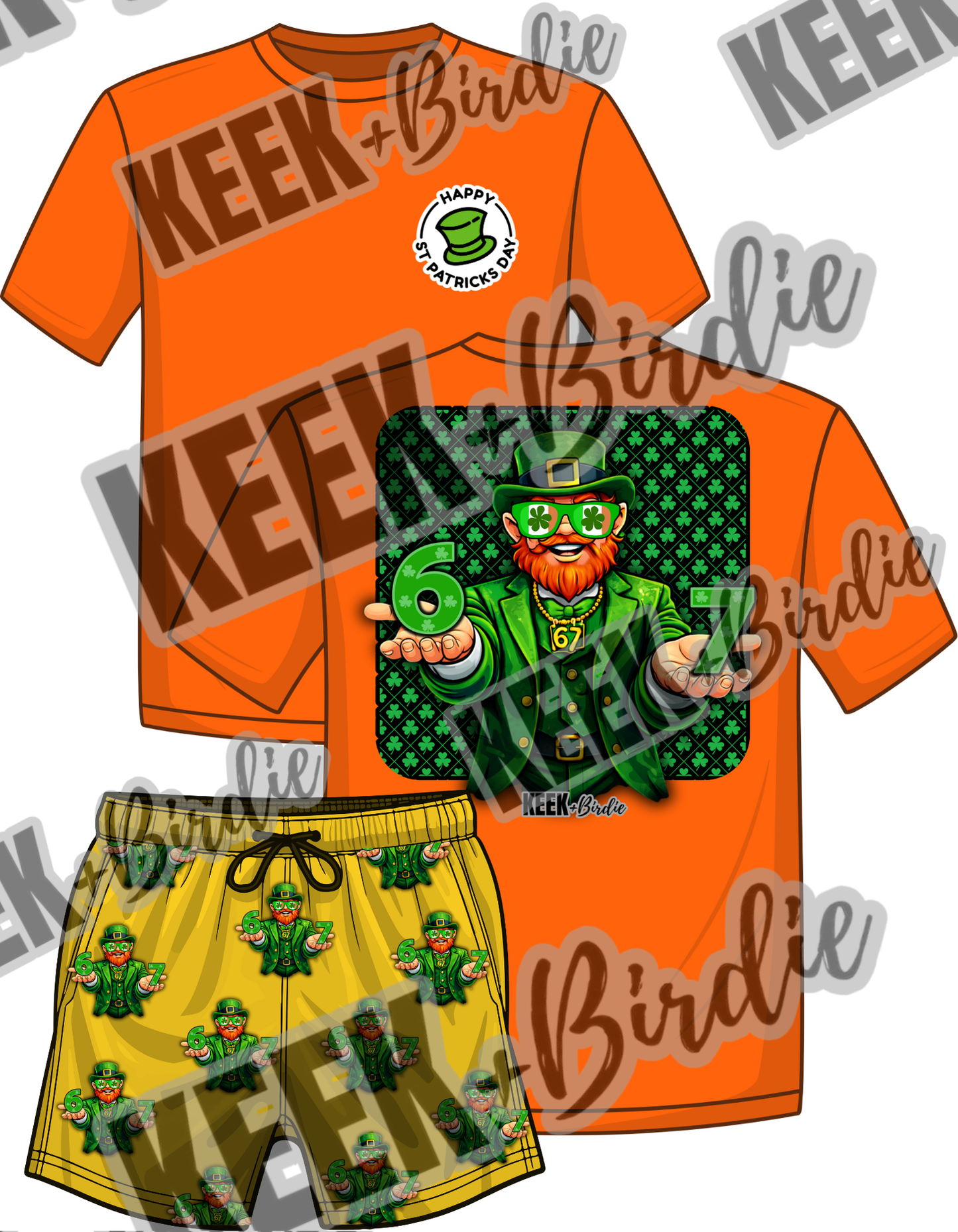 KB St Pats 67 Set Orange/Yellow