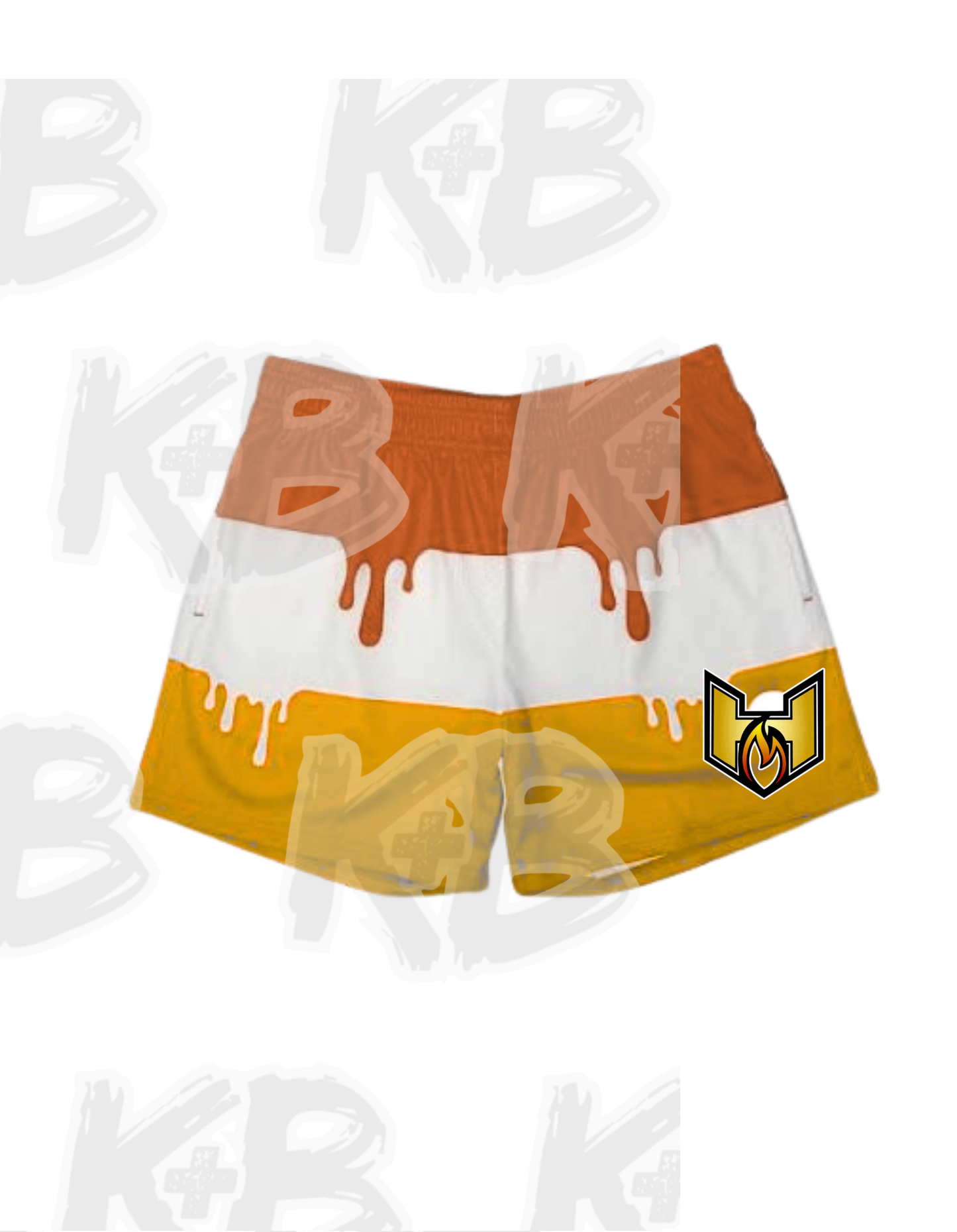 Heat Shorts triple orange