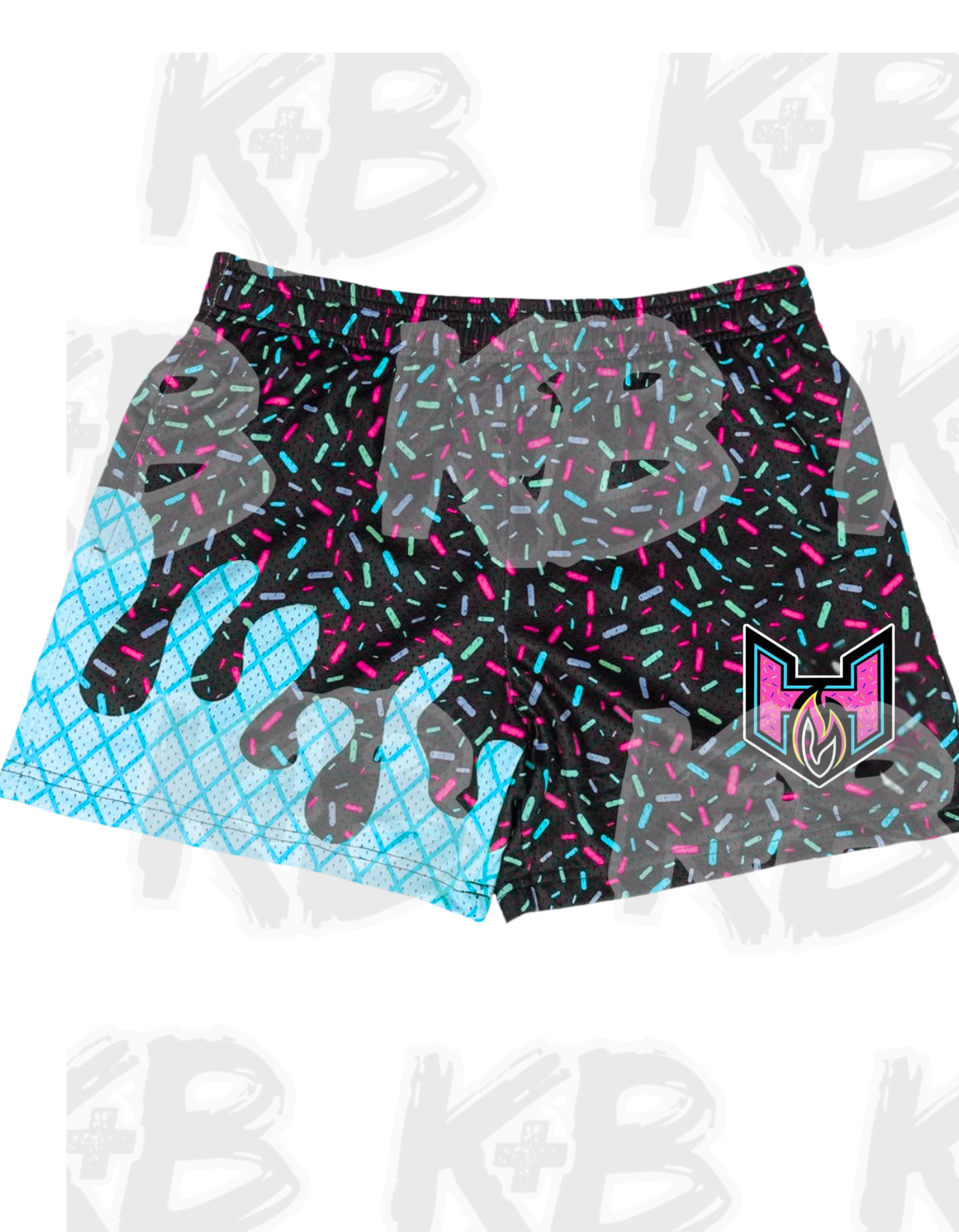 Heat Shorts black/pink ice cream