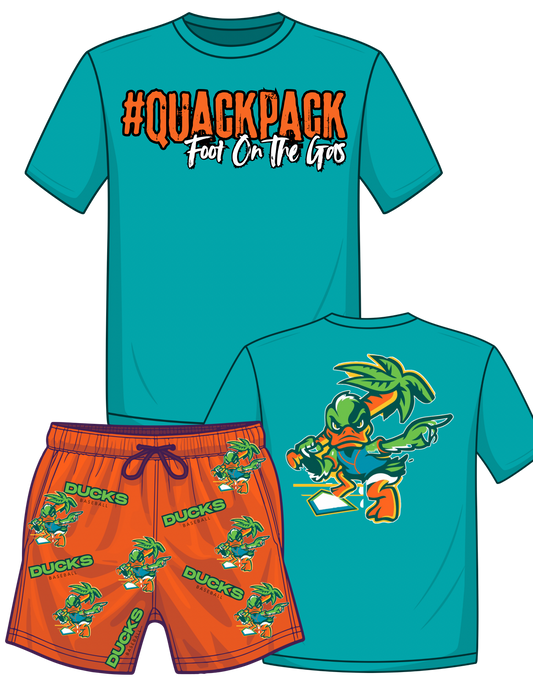 Ducks Quack Pack+DuckPalmbat/Orange Palmbat Set