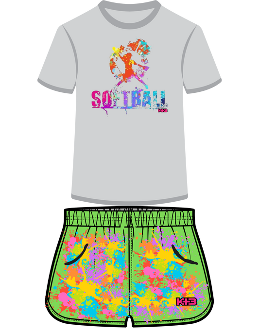 K+B Softball Pitcher Splatter Set