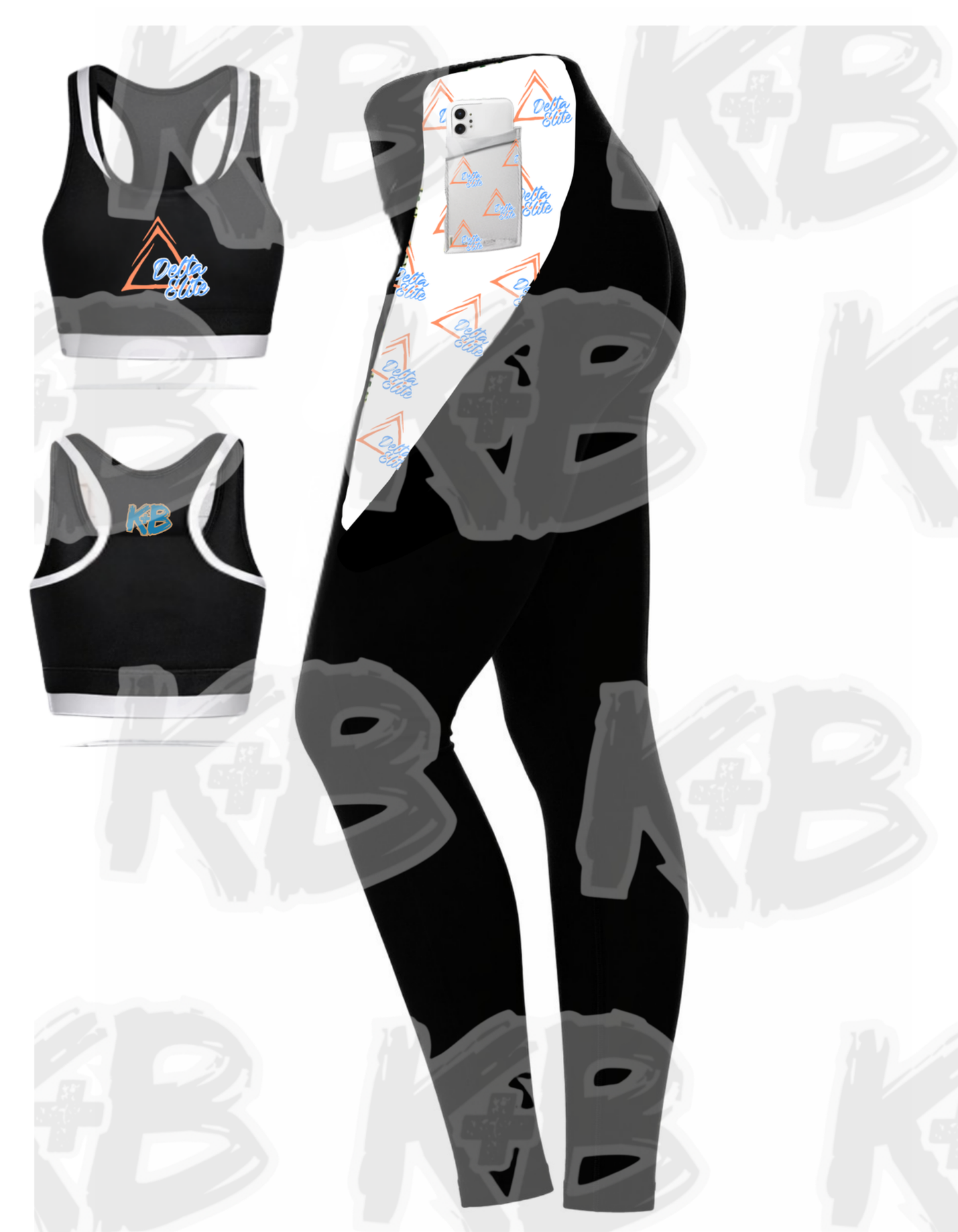 DE sports bra+leggings