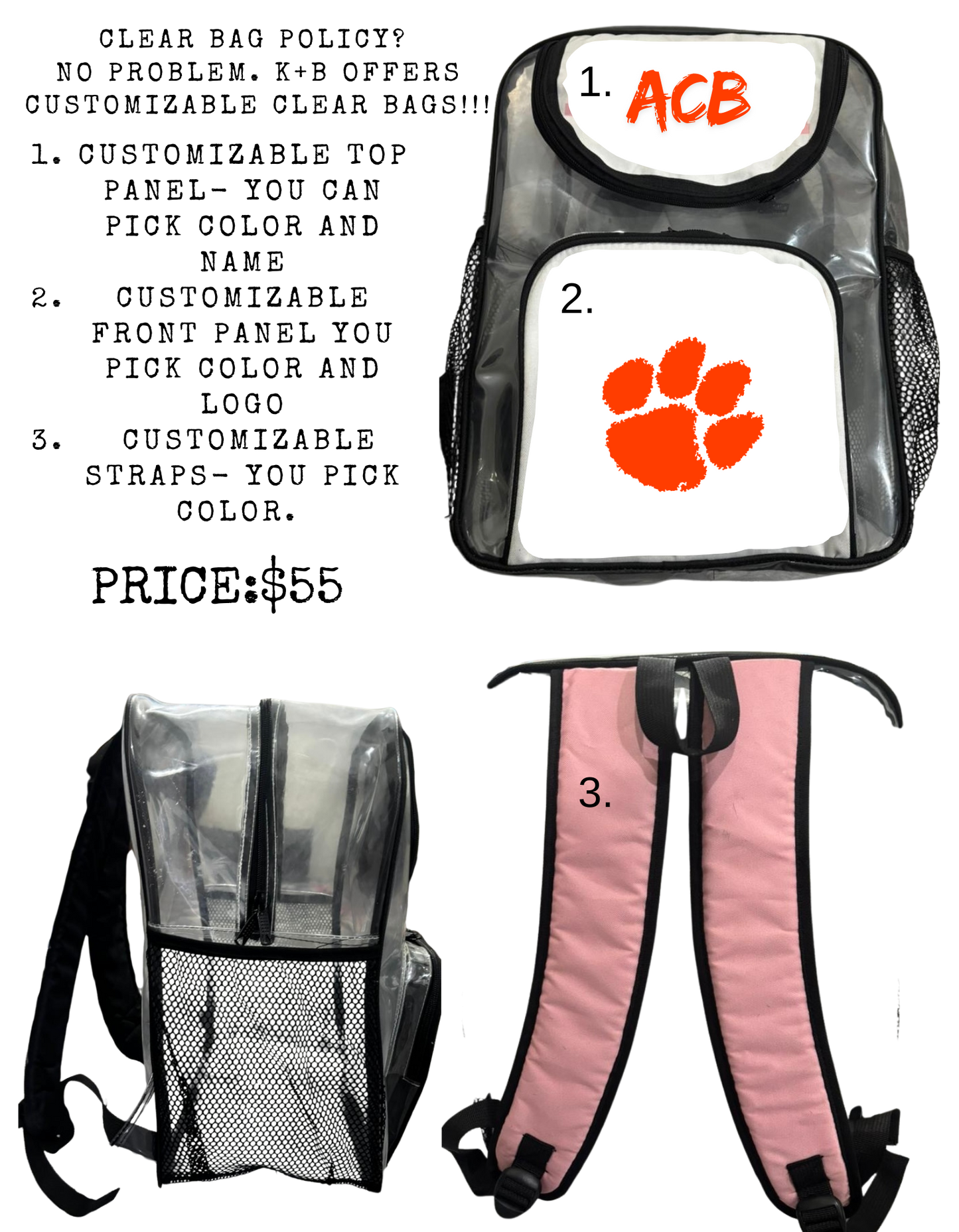 Custom Clear Bags