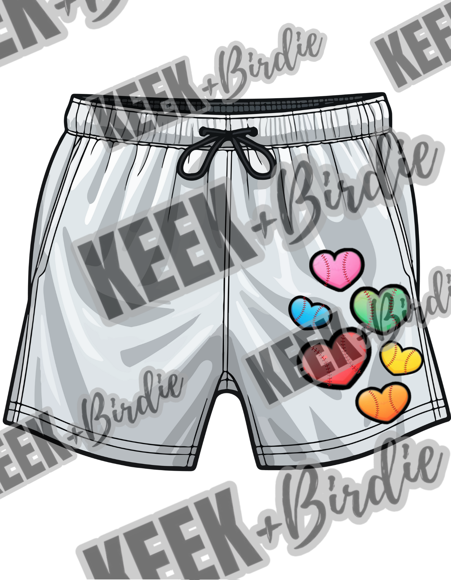 KB Valentines Shorts 2 ONLY