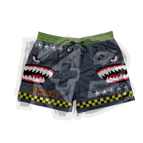 Bombers star caution shorts