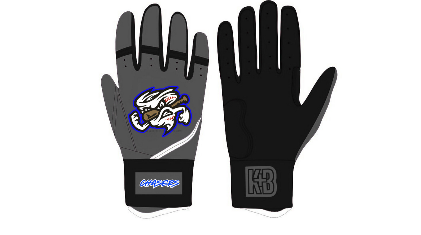Storm Chasers Custom Gloves-black/grey