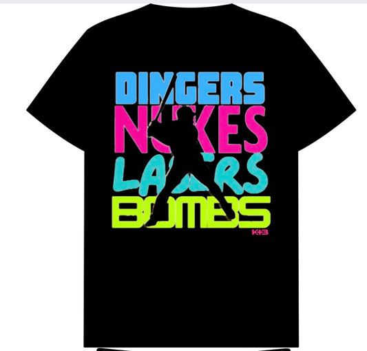 K+B Dingers Nukes Laser Bombs Shirt ONLY