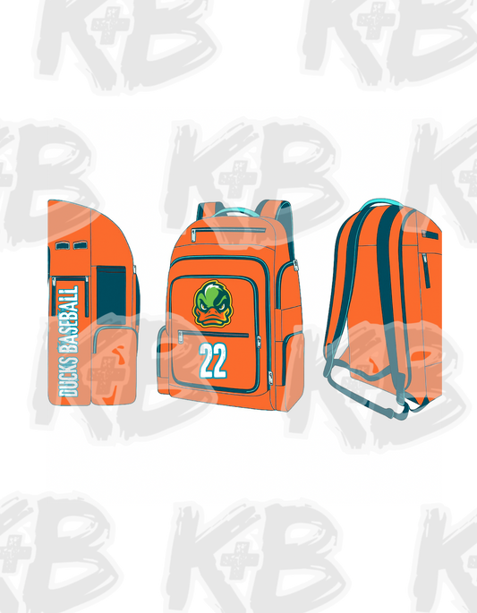 Ducks Custom Bat Bag Option 1