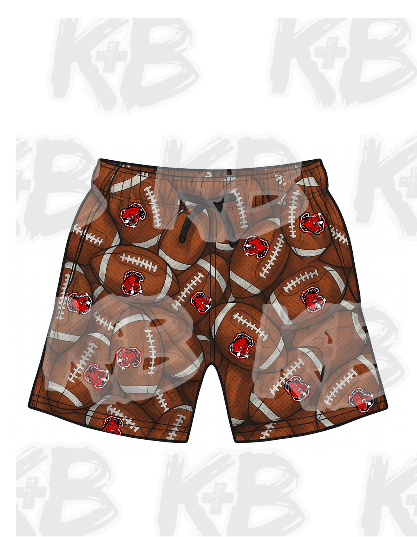 Big Red Shorts traditional football