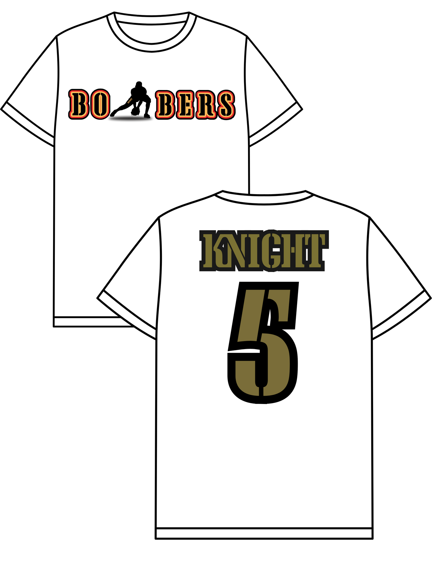 Bombers Fielder (F/B+name/#)