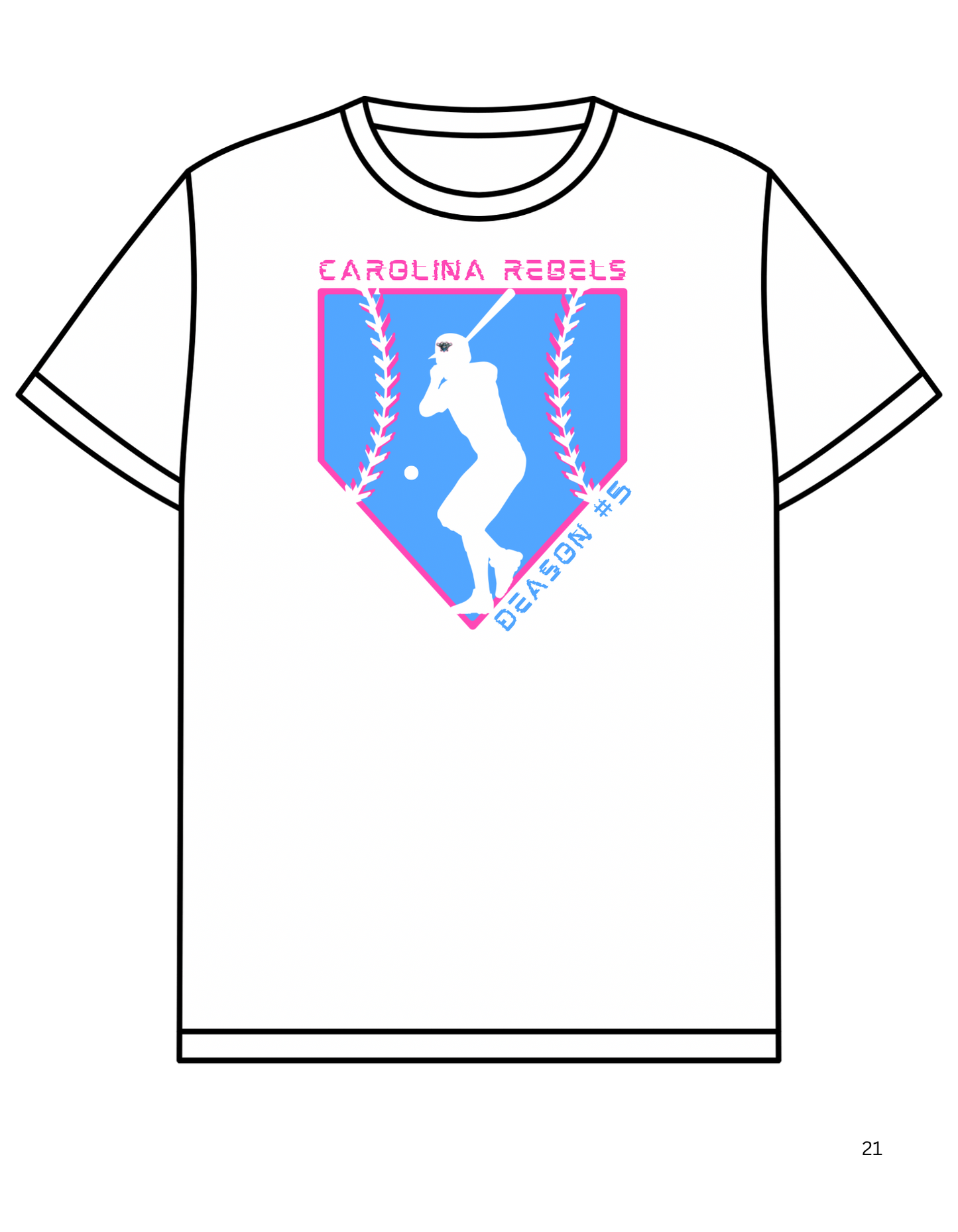 Rebels Home Plate & Batter