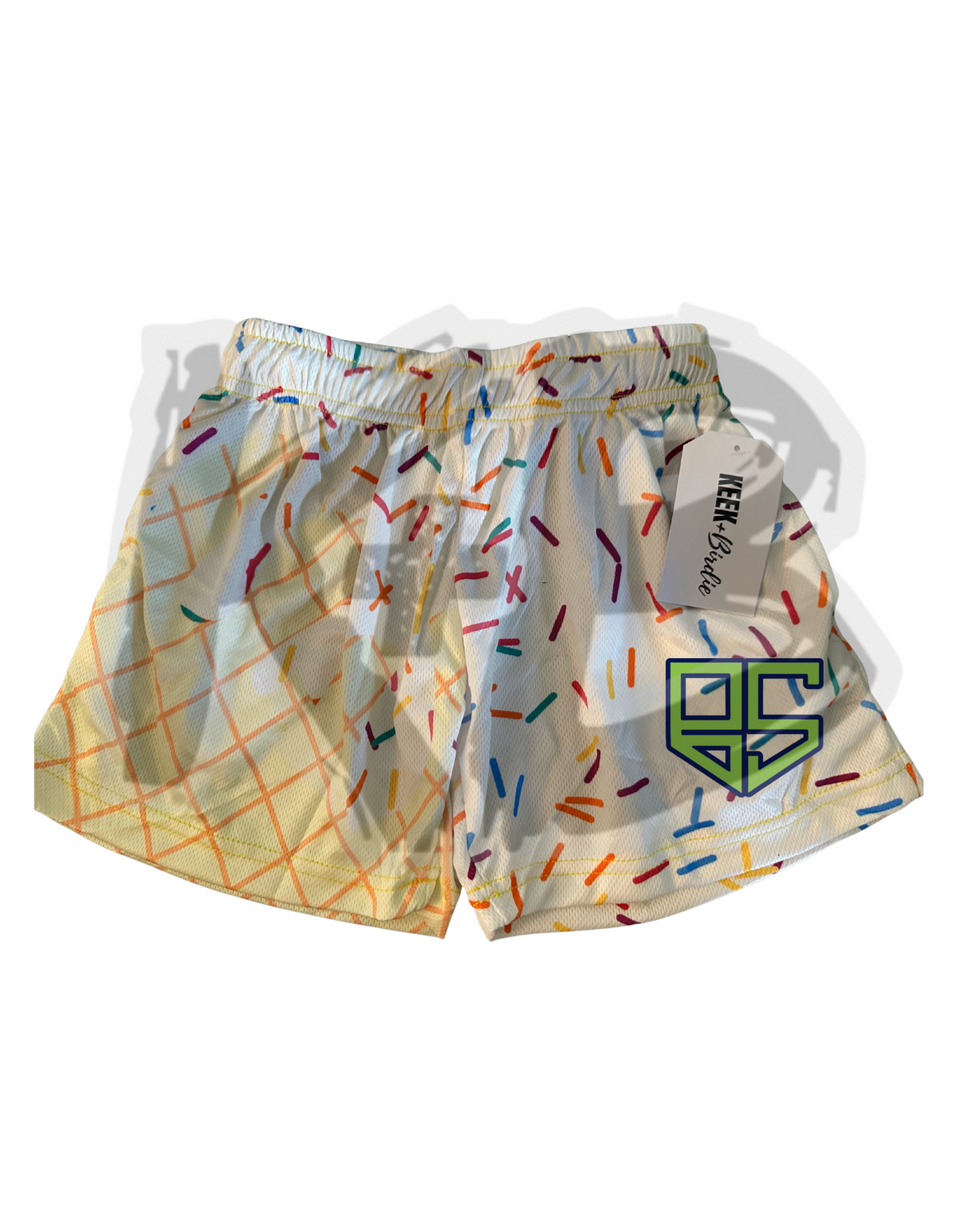 BS shorts white ice cream