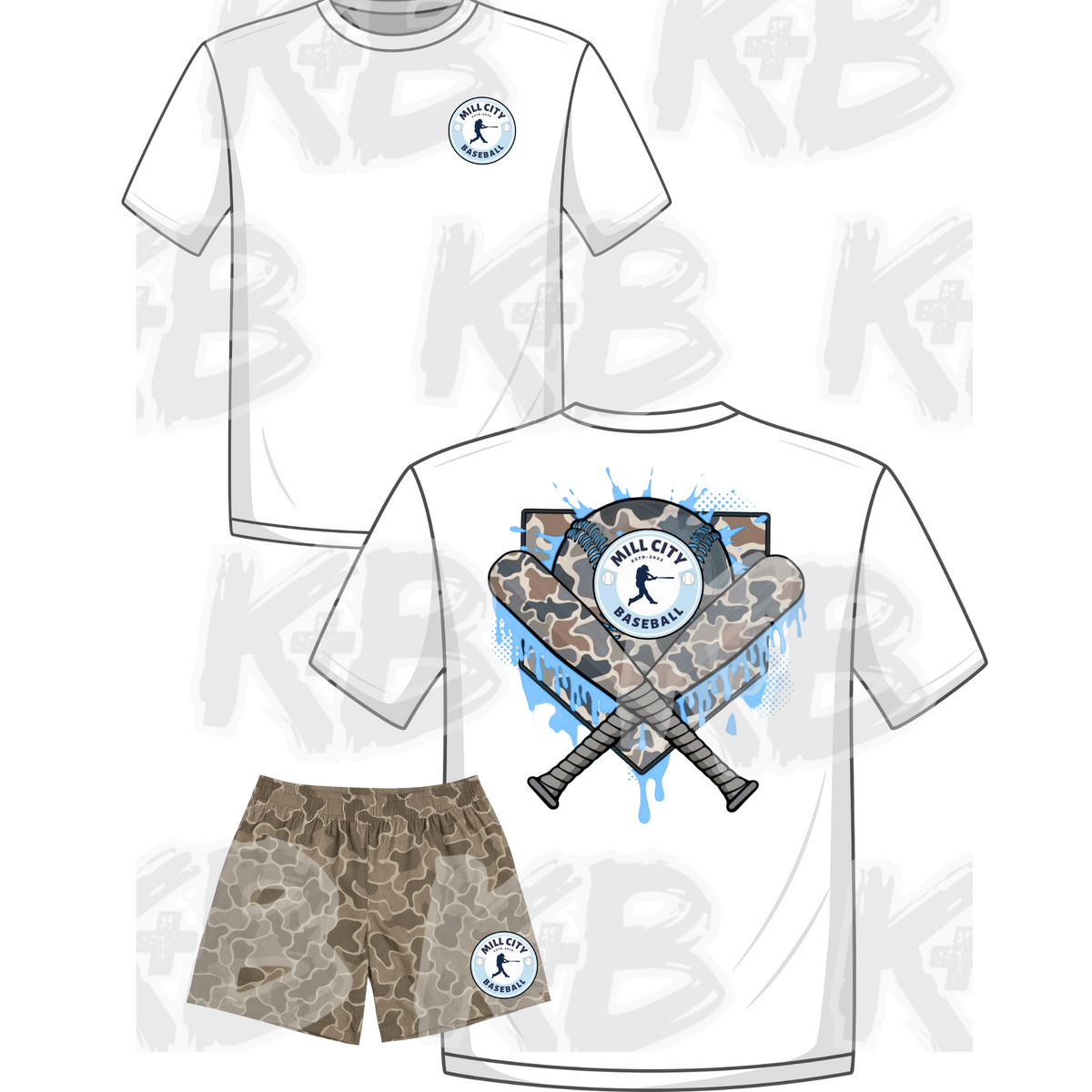 MCR Set camo bats