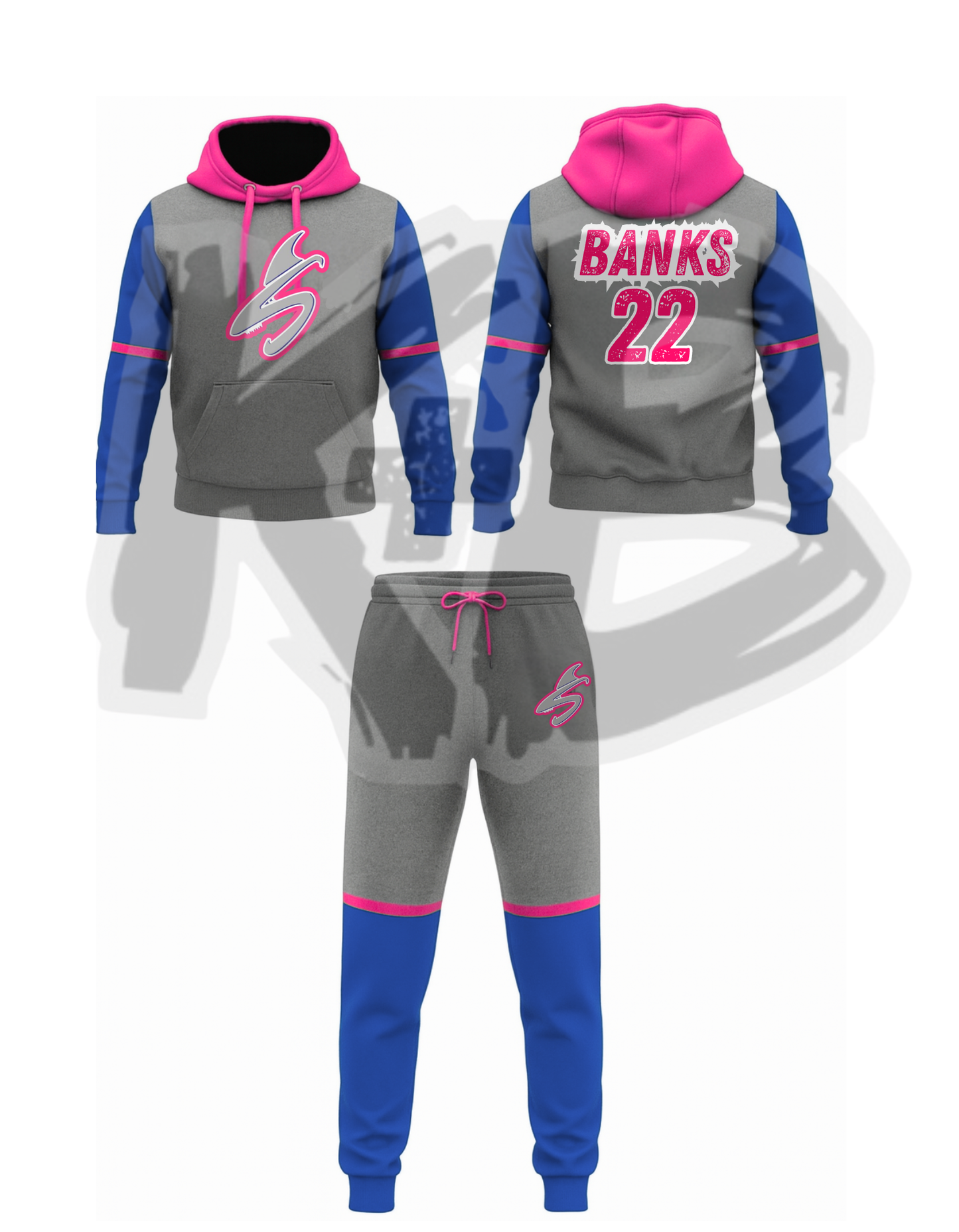 Sharks Hoodie/Jogger Set