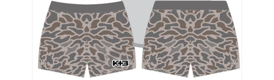 K+B Camo Shorts