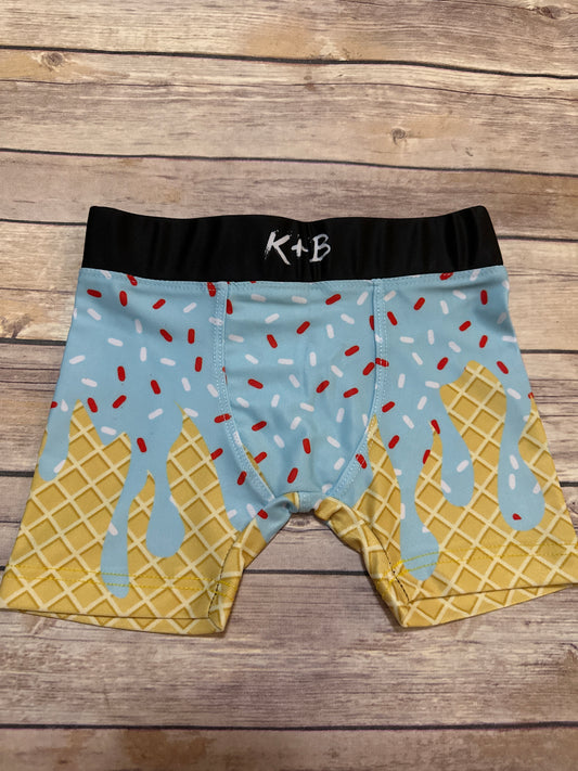 K+B Single boxer-light blue